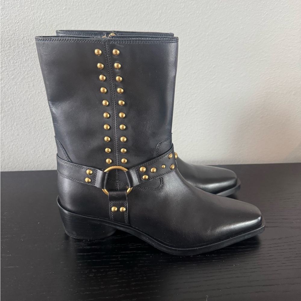 Vince Camuto Roista Moto Boots NWOB Current Season
